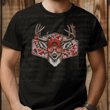 Valentine Camo Deer with Glasses