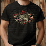 Valentine Camo Fish with XO Glasses