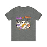 Trick or Teach Teacher Shirt| Fall Teacher Shirt| Cute Teacher Shirt, Teacher Gift| Boo Basket| School Spooky Teacher Tee| Halloween T-Shirt