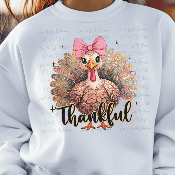 Thankful Girl Turkey