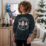 Farm Fresh Christmas Trees Sweatshirt | Champion Holiday Crewneck | Christmas Tree Graphic Sweater | Cozy Holiday Gift Idea