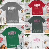 Santa's Favorite Teacher Shirt - Bella Canvas Christmas Tee for Teachers - Holiday Gift for Educators - Cute Teacher Christmas Shirt