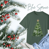 Way Maker Christmas Tree T-Shirt | Comfort Colors Christian Christmas Tee | Watercolor Faith Shirt | Religious Holiday Gift for Christians