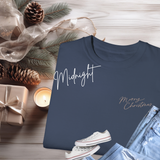 Jesus Is the Reason T-Shirt | Comfort Colors Christmas Tee | Watercolor Pastel Santa & Baby Jesus | Faith-Based Holiday Gift Idea