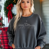 For Unto Us a Child is Born Nativity Sweatshirt | Comfort Colors Christmas Crewneck | Religious Holiday Sweater | Christian Gift Idea