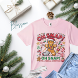 Oh Snap Medical Christmas Shirt | Nurse Gingerbread Comfort Colors T-Shirt | Funny Holiday Tee for Nurses | Medical Christmas Gift Idea