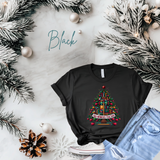 Tree-Mendous Teacher Shirt | Bella Canvas Christmas Tee | Teacher Supply Tree Design | Holiday Teacher Gift | Funny Christmas T-Shirt