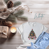 Tree-Mendous Teacher Shirt | Bella Canvas Christmas Tee | Teacher Supply Tree Design | Holiday Teacher Gift | Funny Christmas T-Shirt