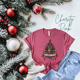 Tree-Mendous Teacher Shirt | Bella Canvas Christmas Tee | Teacher Supply Tree Design | Holiday Teacher Gift | Funny Christmas T-Shirt