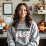 Boo Boo Crew Nurse Sweatshirt| Halloween Nurse Sweatshirt| Halloween Sweatshirt| Spooky Nurse| Ghost Nurse Sweatshirt| Nurse Gift| Holiday