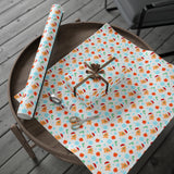 Gingerbread Cartoon Christmas Wrapping Paper for Kids - Fun & Festive Holiday Gift Wrap