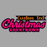 Personalized Christmas Countdown
