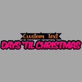 Personalized Christmas Countdown