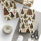 Vintage Christmas Wrapping Paper - Classic Holiday Gift Wrap with Retro Charm