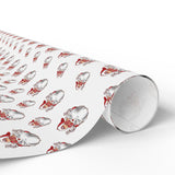 Retro Peace Santa Wrapping Paper – Groovy Holiday Gift Wrap with Retro Charm