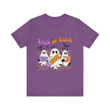 Trick or Teach Teacher Shirt| Fall Teacher Shirt| Cute Teacher Shirt, Teacher Gift| Boo Basket| School Spooky Teacher Tee| Halloween T-Shirt
