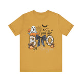 I Put The Boo in Boujee Ghost Shirt| Coquette Bow Halloween T-Shirt| Spooky Season Tee| Halloween Mama Shirt| Fall Shirt| Cute Ghost T-shirt