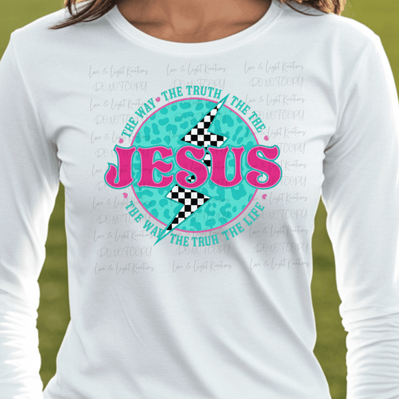 Retro Jesus The Way The Truth and The Life