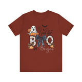 I Put The Boo in Boujee Ghost Shirt| Coquette Bow Halloween T-Shirt| Spooky Season Tee| Halloween Mama Shirt| Fall Shirt| Cute Ghost T-shirt
