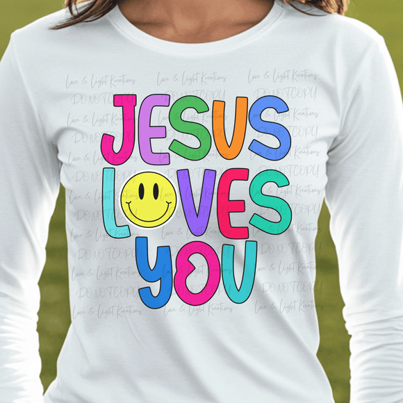 Jesus Loves You Smiley Face