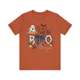I Put The Boo in Boujee Ghost Shirt| Coquette Bow Halloween T-Shirt| Spooky Season Tee| Halloween Mama Shirt| Fall Shirt| Cute Ghost T-shirt