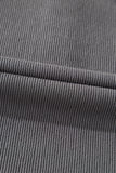 Textured Contrast Stitching Raglan Sleeve Top
