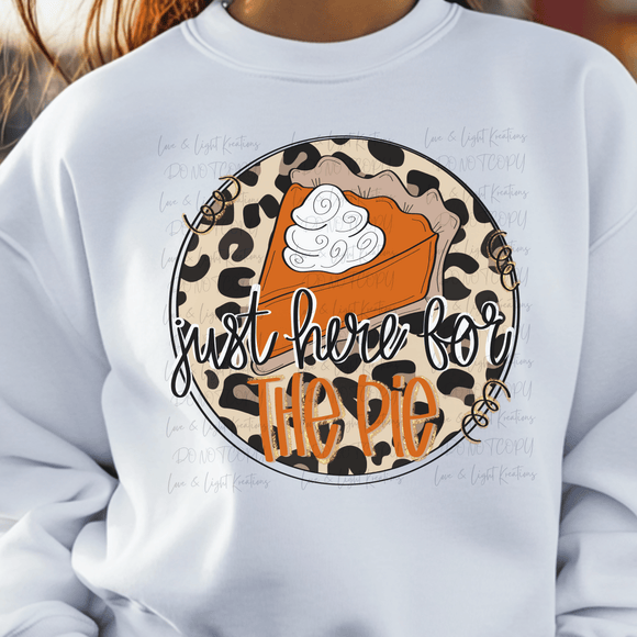 Just Here for Pie Leopard Print