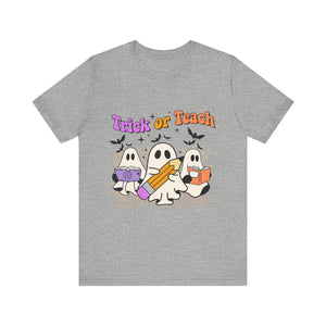Trick or Teach Teacher Shirt| Fall Teacher Shirt| Cute Teacher Shirt, Teacher Gift| Boo Basket| School Spooky Teacher Tee| Halloween T-Shirt