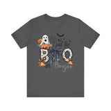 I Put The Boo in Boujee Ghost Shirt| Coquette Bow Halloween T-Shirt| Spooky Season Tee| Halloween Mama Shirt| Fall Shirt| Cute Ghost T-shirt