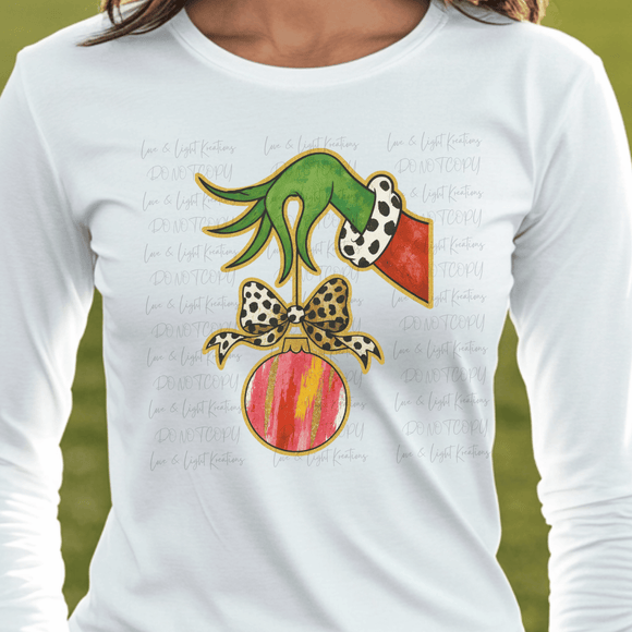 Green Who Hand with Ornament