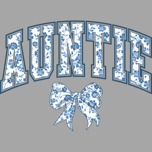 Auntie Coquette Bow Blue