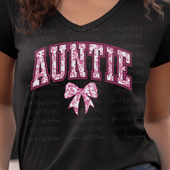 Auntie Coquette Bow Pink