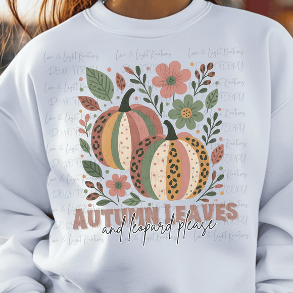 Autumn Leaves and Leopard Please