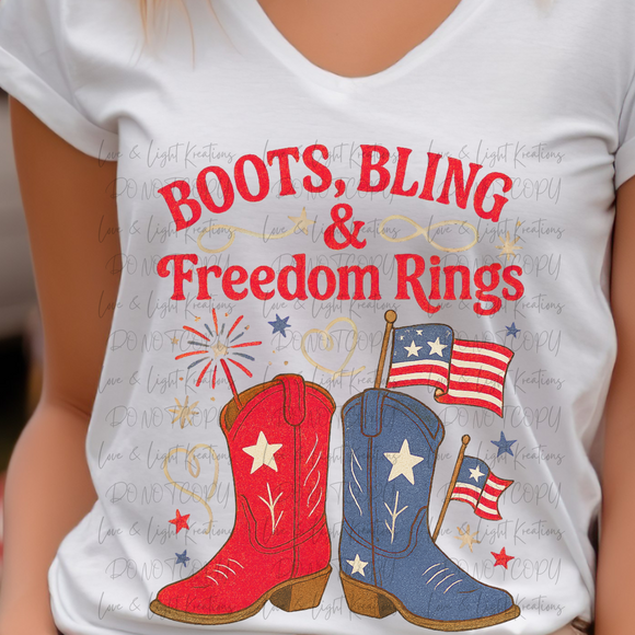 Boots, Bling, and Freedom Rings