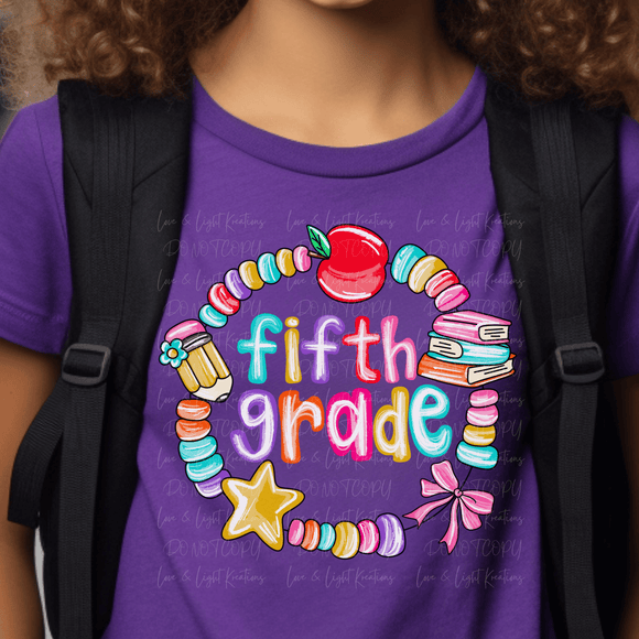 Bracelet Back to School Fifth Grade
