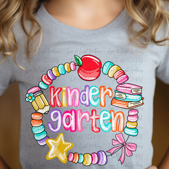Bracelet Back to School Kindergarten