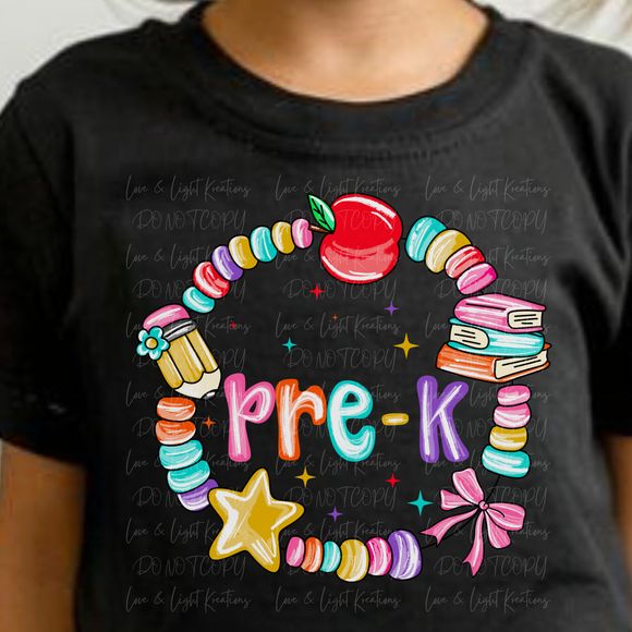Bracelet Back to School Pre- K