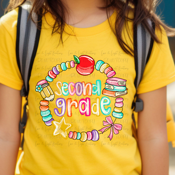 Bracelet Back to School Second Grade