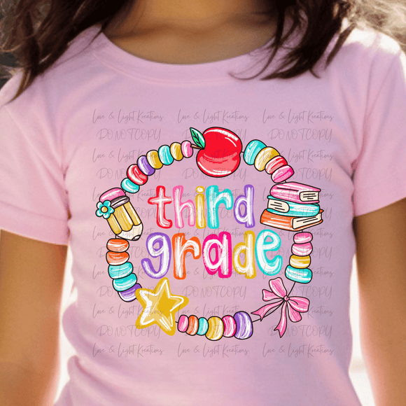 Bracelet Back to School Third Grade
