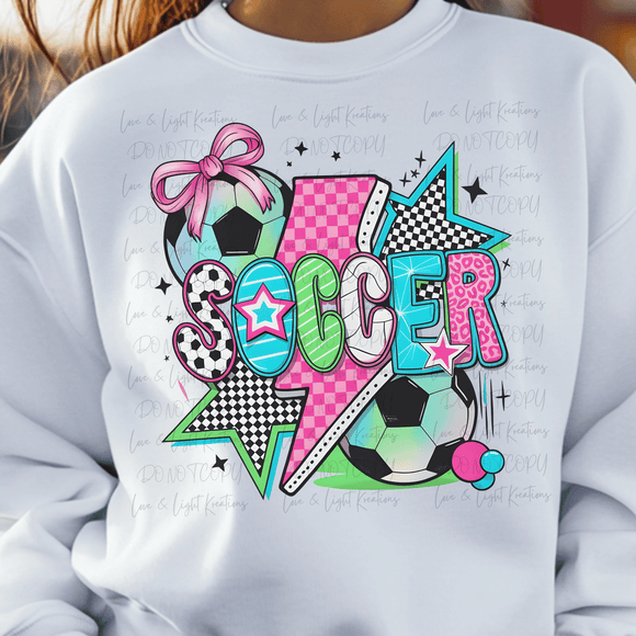 Bright Retro Soccer