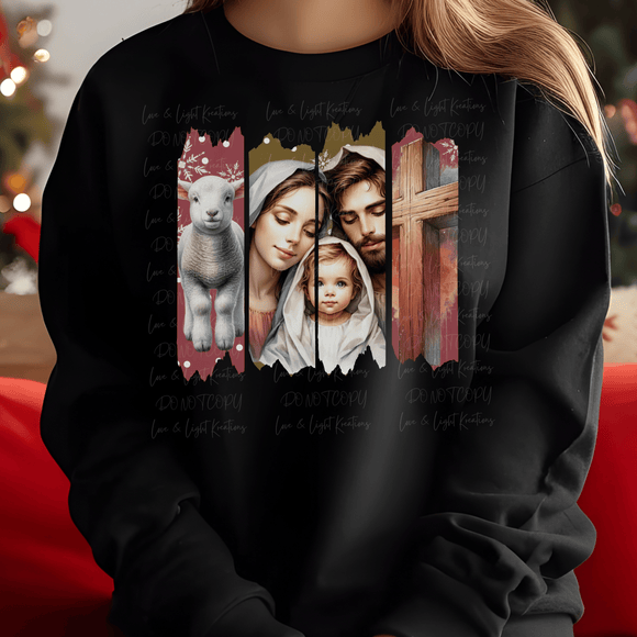 Brushstroke Nativity