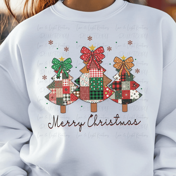 Christmas Patchwork Christmas Trees