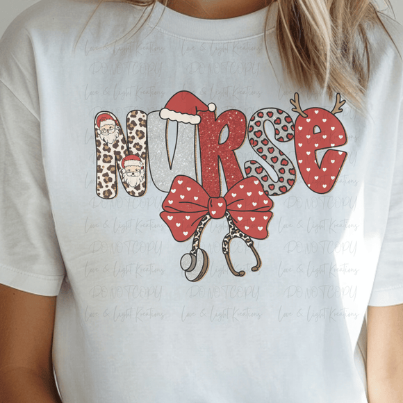 Christmas Patterned Nurse