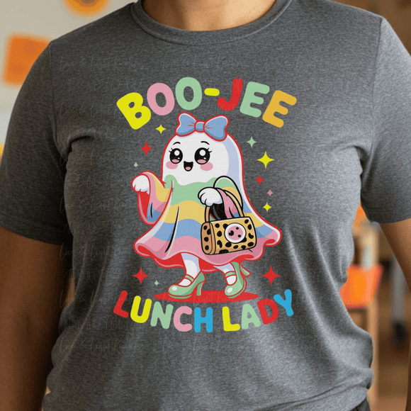 Colorful Boo-Jee Lunch Lady