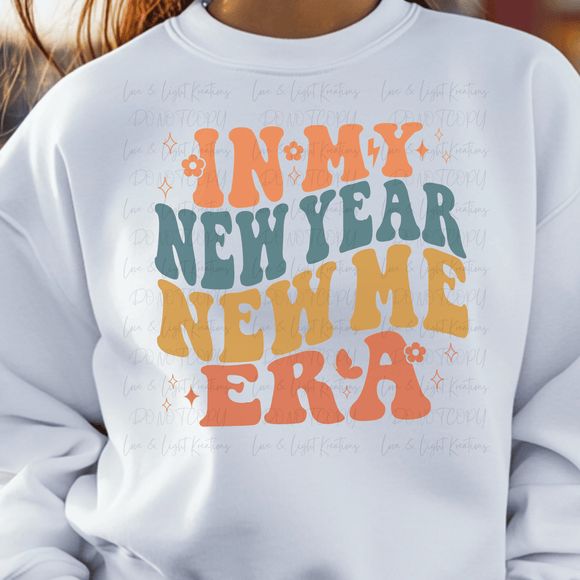 Colorful Retro New Year New Me Era