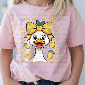 Coquette Bow Lemon Goose