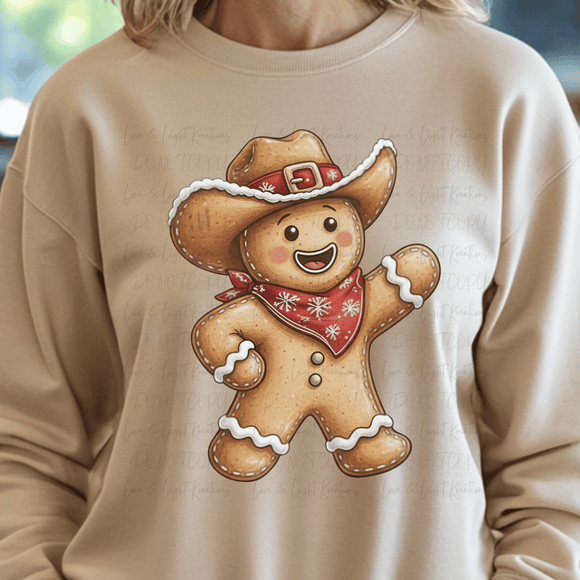 Cowboy Gingerbread Man