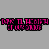 Personalized Christmas Countdown