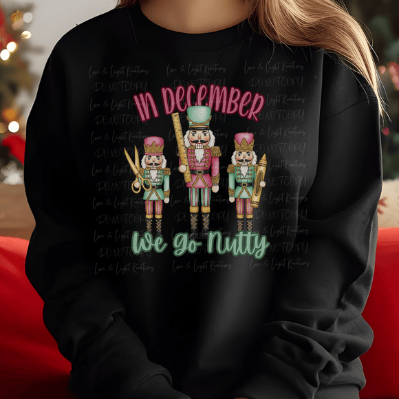 December We Go Nutty Teacher Nutcrackers