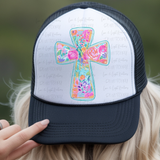 Floral Doodle Cross